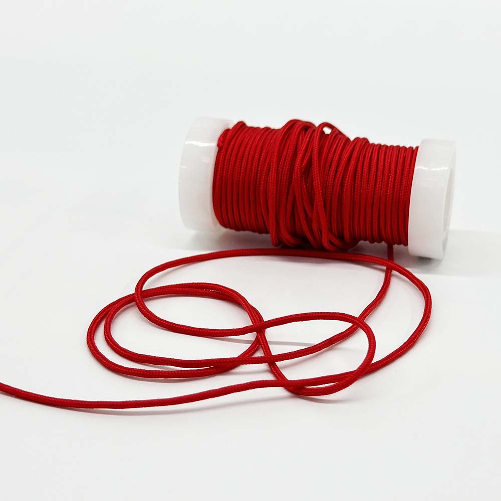 1.0mm Nylon Thread Cord Handwoven Rope Soft Satin Rattail Silk Macrame Chinese Knot String