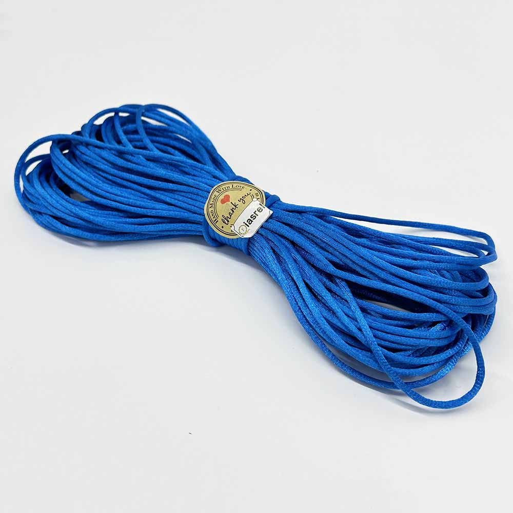 20 Yards/lot 1.5/2.0/2.5mm Satin Nylon Cord Thread Chinese Knotting Silky Macrame Braided Rope