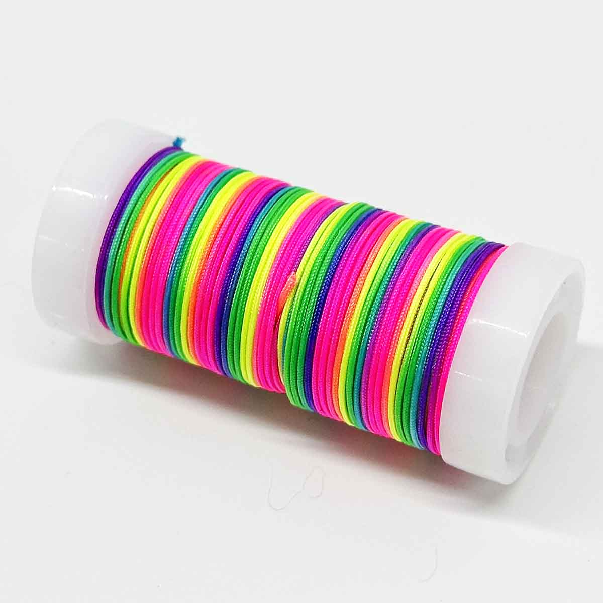 No.72 0.8mm 20yard/roll Multicolor Gradient Jade Thread Jewelry Making Nylon String