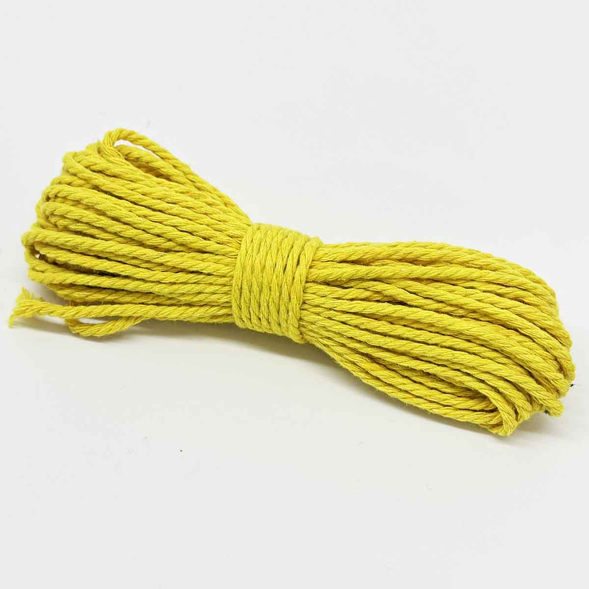 2mm Diameter 10Yards Long Cotton Polyester Strings Rope Macrame Braided Cord