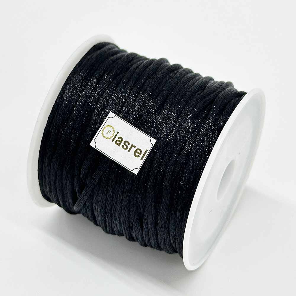 2mm 5rolls Christmas Series Non-Elastic Beading Cord Nylon Handwoven Rope Chinese Knotting Silk Macrame Knotting Cord