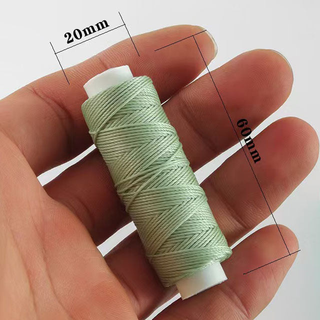 1set 42 Rolls Different Color Round Waxed Cord Thread Polyester Sewing Thread