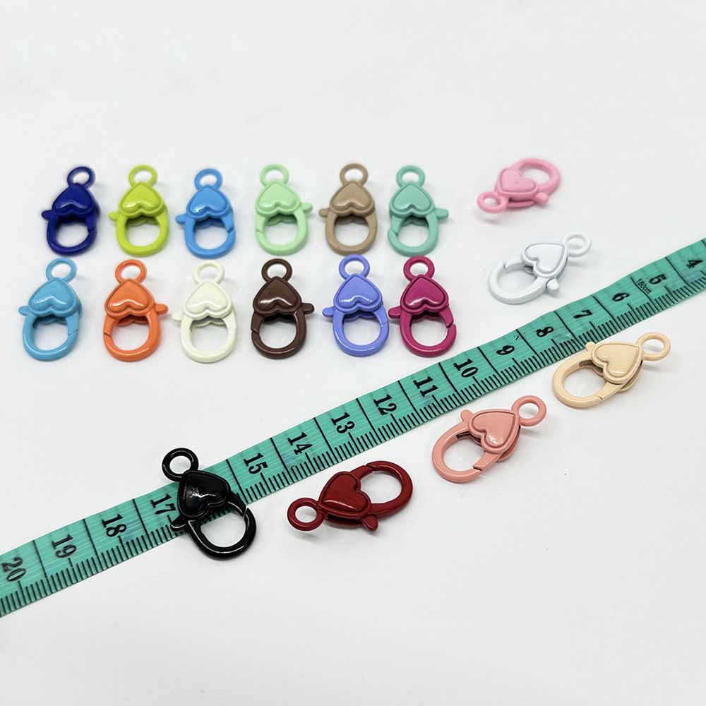 10pcs Mixed Spray Painted Alloy Lobster Clasps Hooks Connectors for Jewelry Bracelet Necklace Making