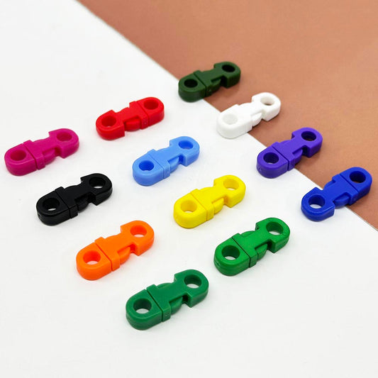 10mm 5pcs Quick Release Plastic Buckles Durable Snap Clasps Round Side Safety Release Buckles