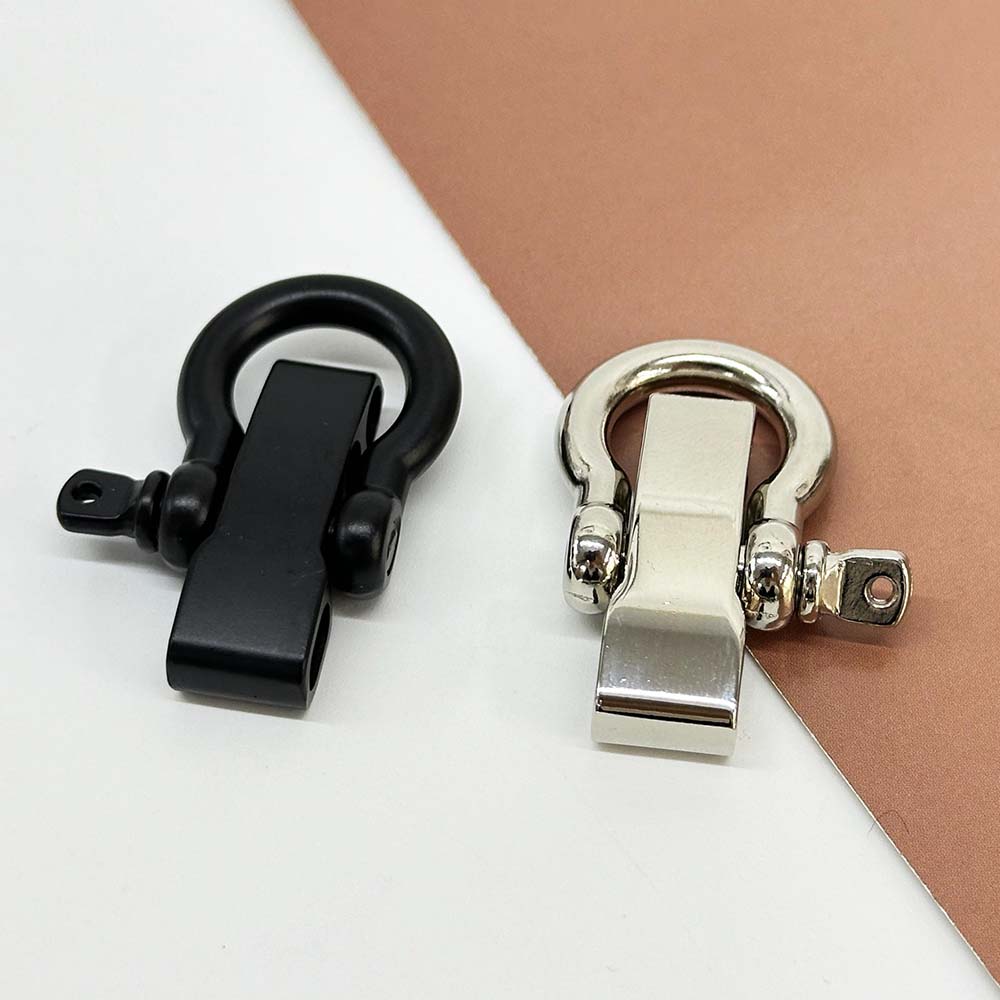 Alloy Steel Paracord Bracelet Shackle Adjustable C-shaped/U-shaped Metal Detachable Buckle Clips