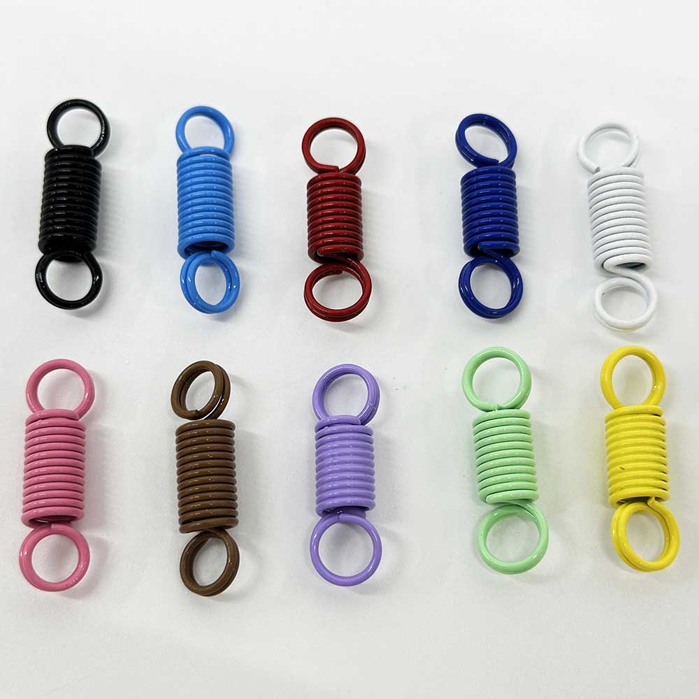 5pcs Multifunctional Decorative Buckle DIY Keyring Connection Buckle Double Coil Spring Jewelry Accessories