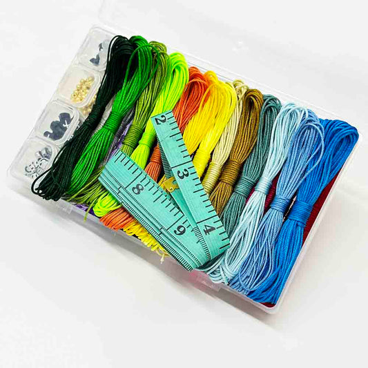 0.6/0.8/1.0/1.5mm 28-Color Nylon Braided Cord Set Nylon Jade Thread Cord String