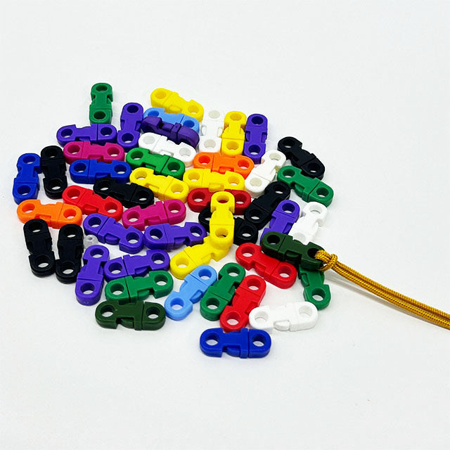 10mm 5pcs Quick Release Plastic Buckles Durable Snap Clasps Round Side Safety Release Buckles