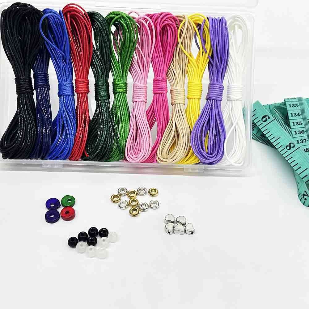 5m/lot 10m/lot 30Color 0.5mm 0.8mm 1.0mm 1.5mm 1Set DIY Braided Handmade Polyester Leather Thread String Wax Thread String Strap