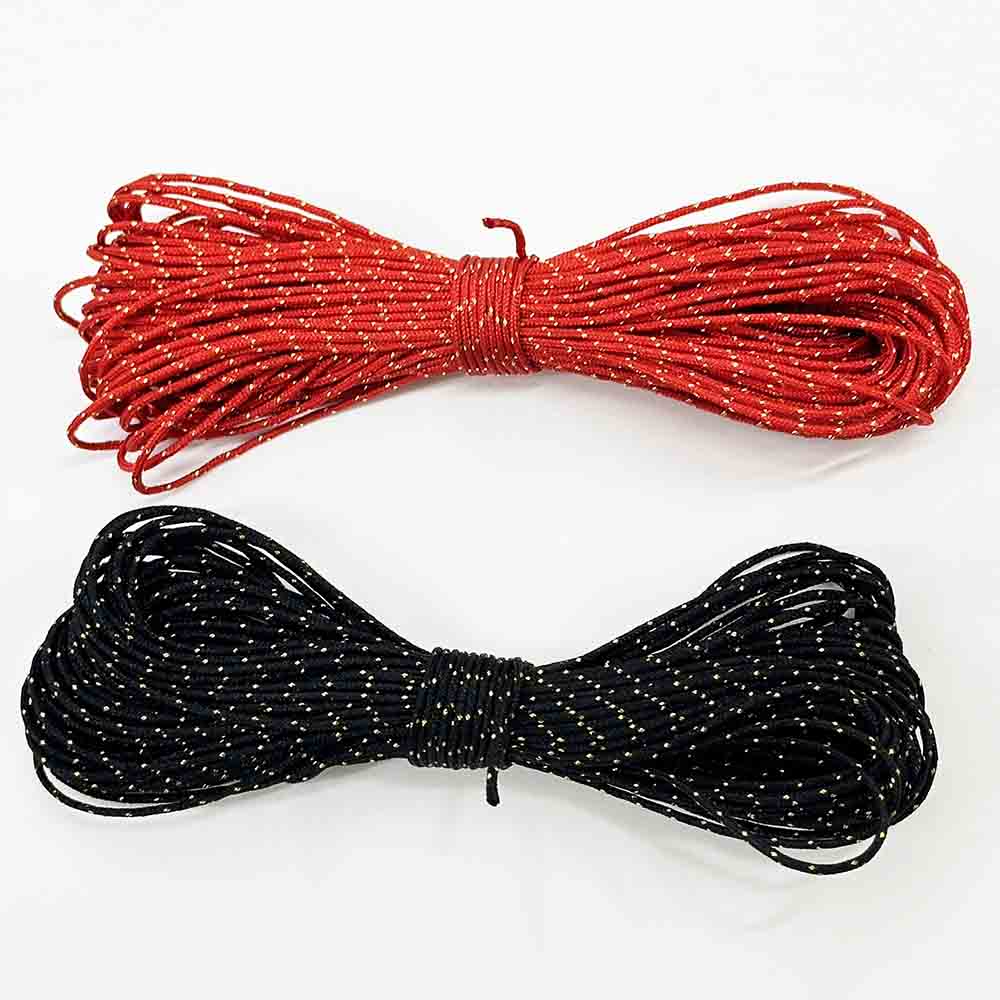 5yards 0.8mm Red Black Jade Thread String Cord with Gold Thread