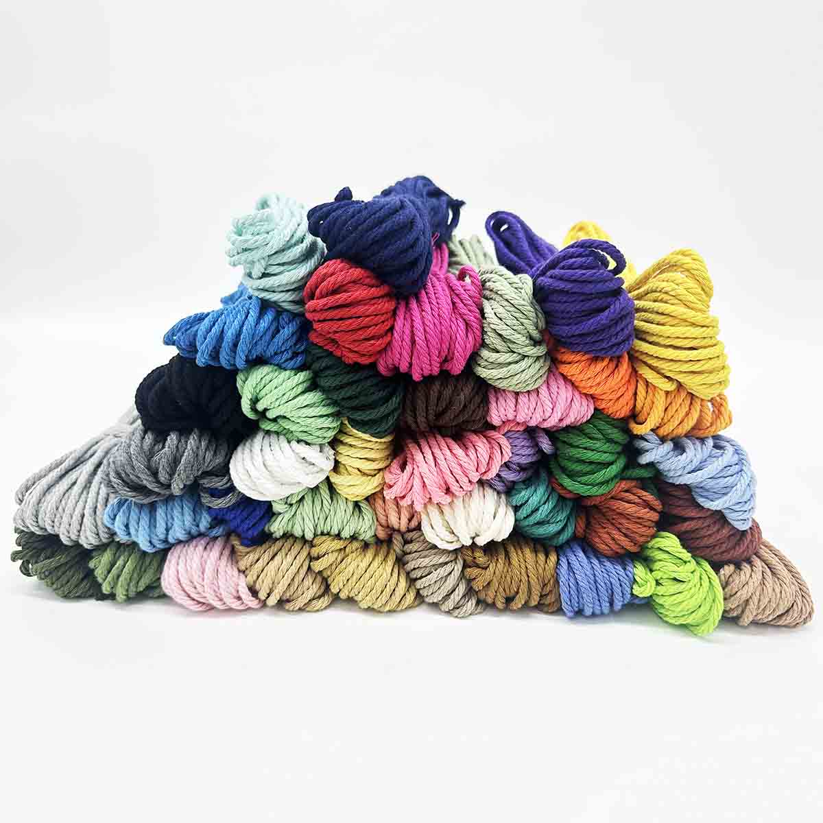 3mm 42pcs 10yards/pcs Twisted Cotton String Rope Macrame Twine Cord Kit