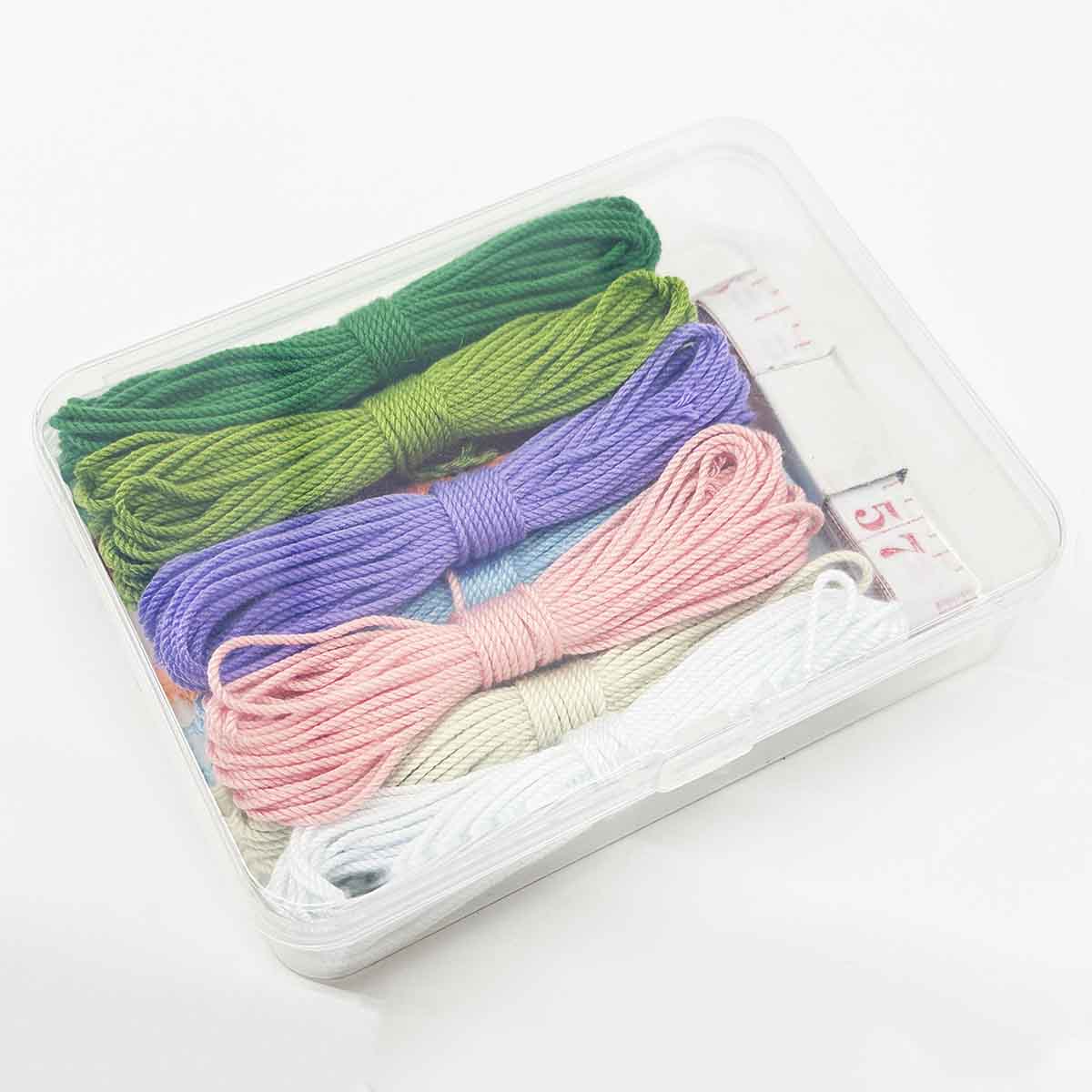 10color 1.0MM 5Yards Macrame Cotton Cord Twisted Cotton Rope Set