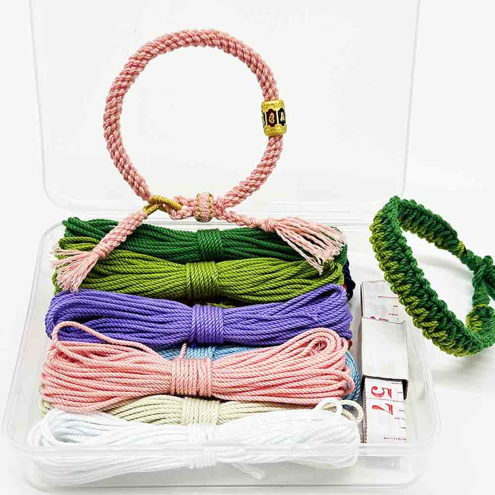 10color 1.0MM 5Yards Macrame Cotton Cord Twisted Cotton Rope Set