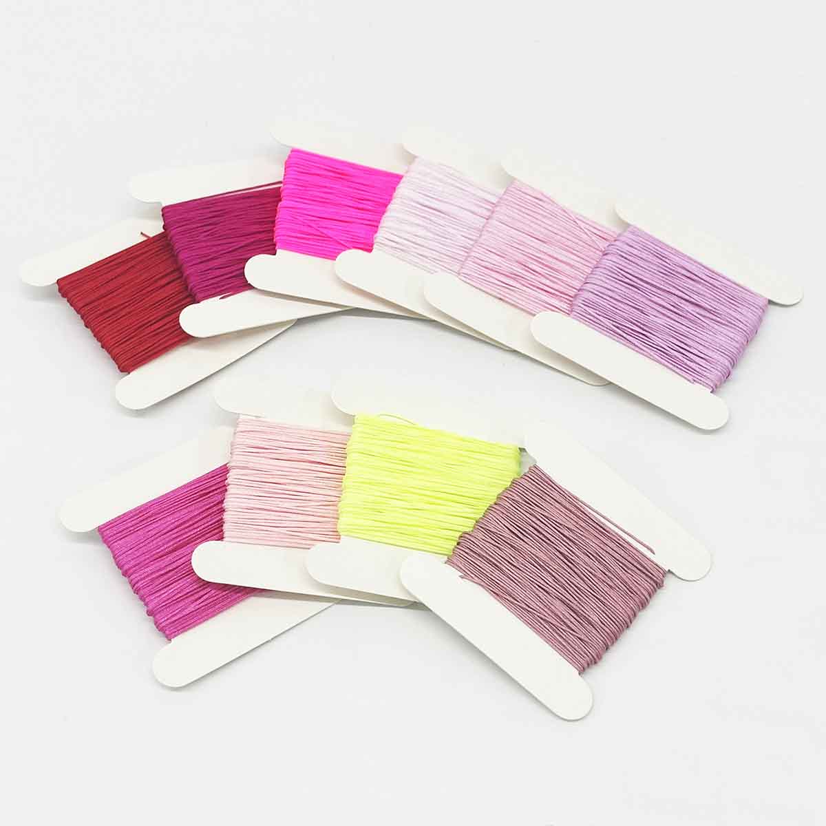 10yards/lot 0.6mm Colorful Braided Nylon DIY Material for Jewelry Making