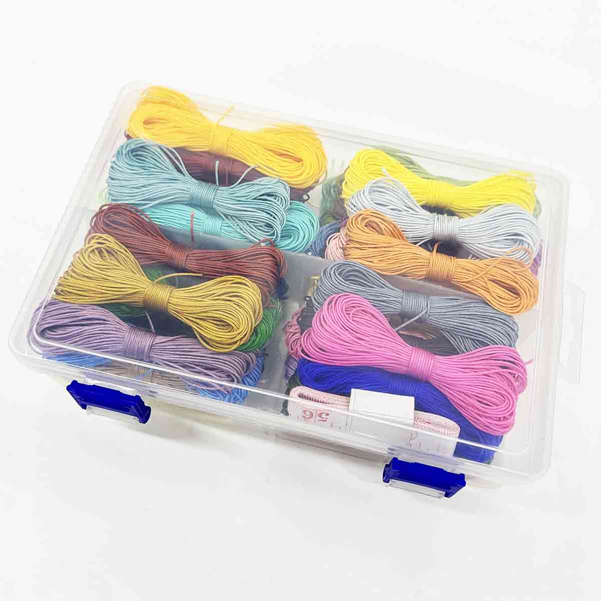 No.72 0.8mm Jade Thread Kit: 52pcs 0.8mm Nylon Jade Thread Braided Rope String