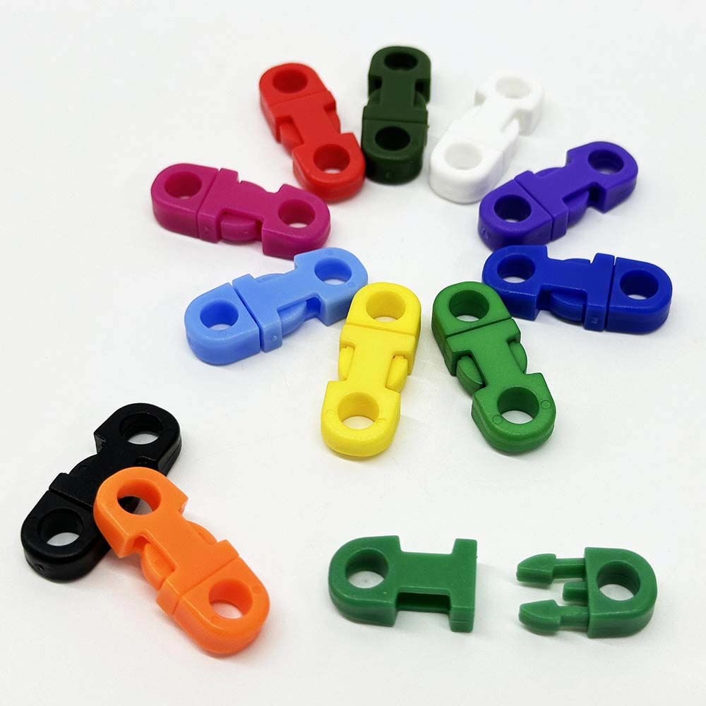 10mm 5pcs Quick Release Plastic Buckles Durable Snap Clasps Round Side Safety Release Buckles