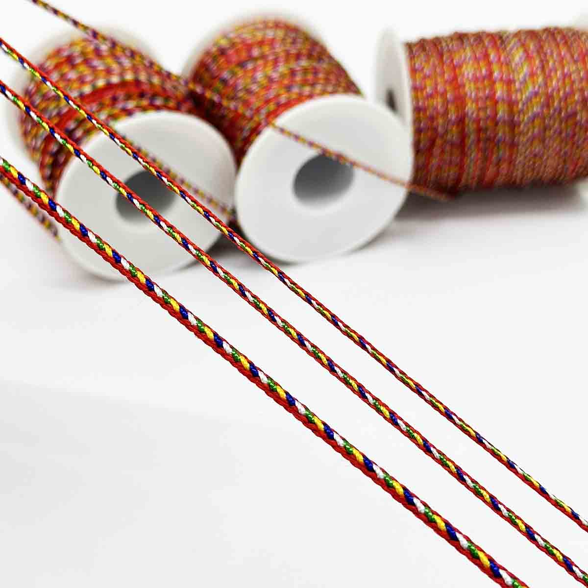 1.5mm 2mm 2.5mm DIY Five-color Thread String for Bracelet Necklace Making