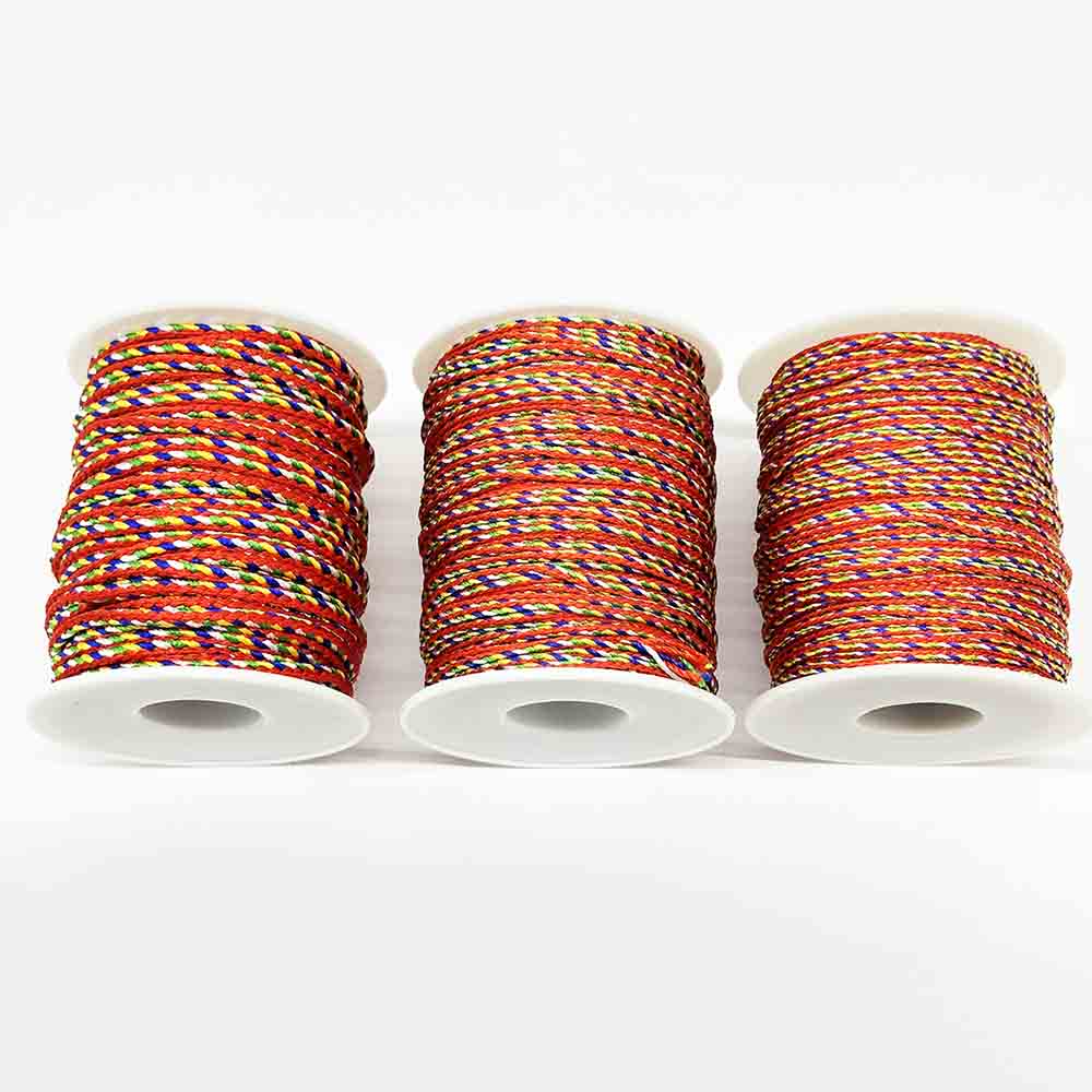 1.5mm 2mm 2.5mm DIY Five-color Thread String for Bracelet Necklace Making